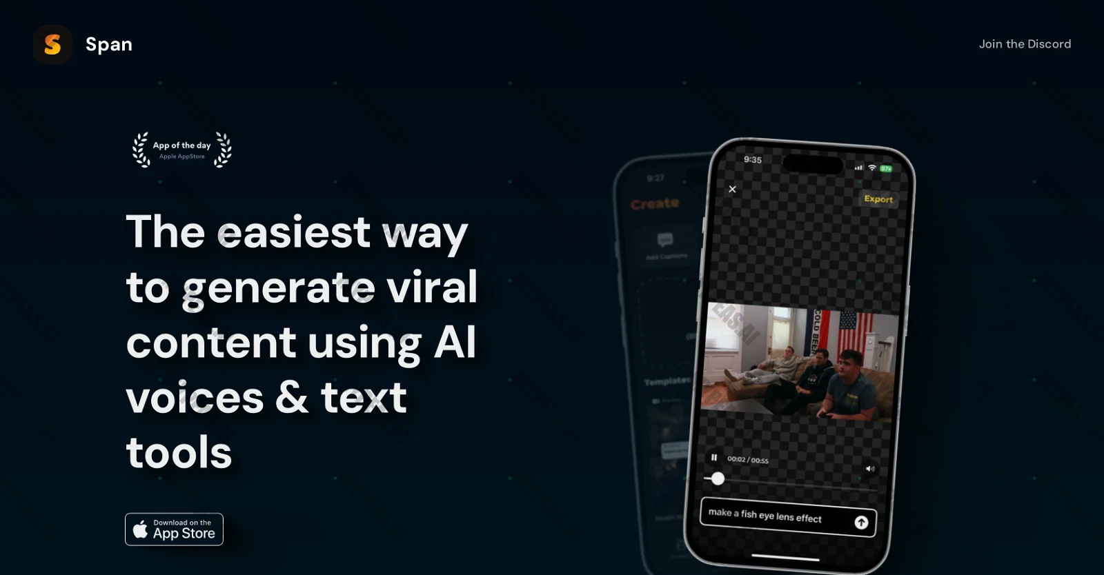 Span screenshot