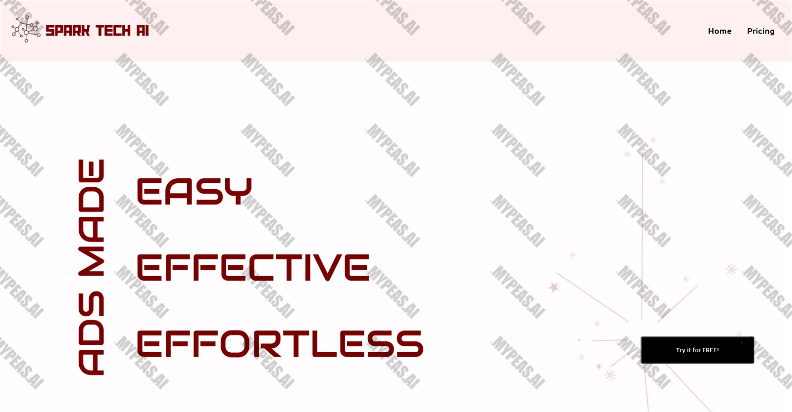 Spark Tech Design screenshot