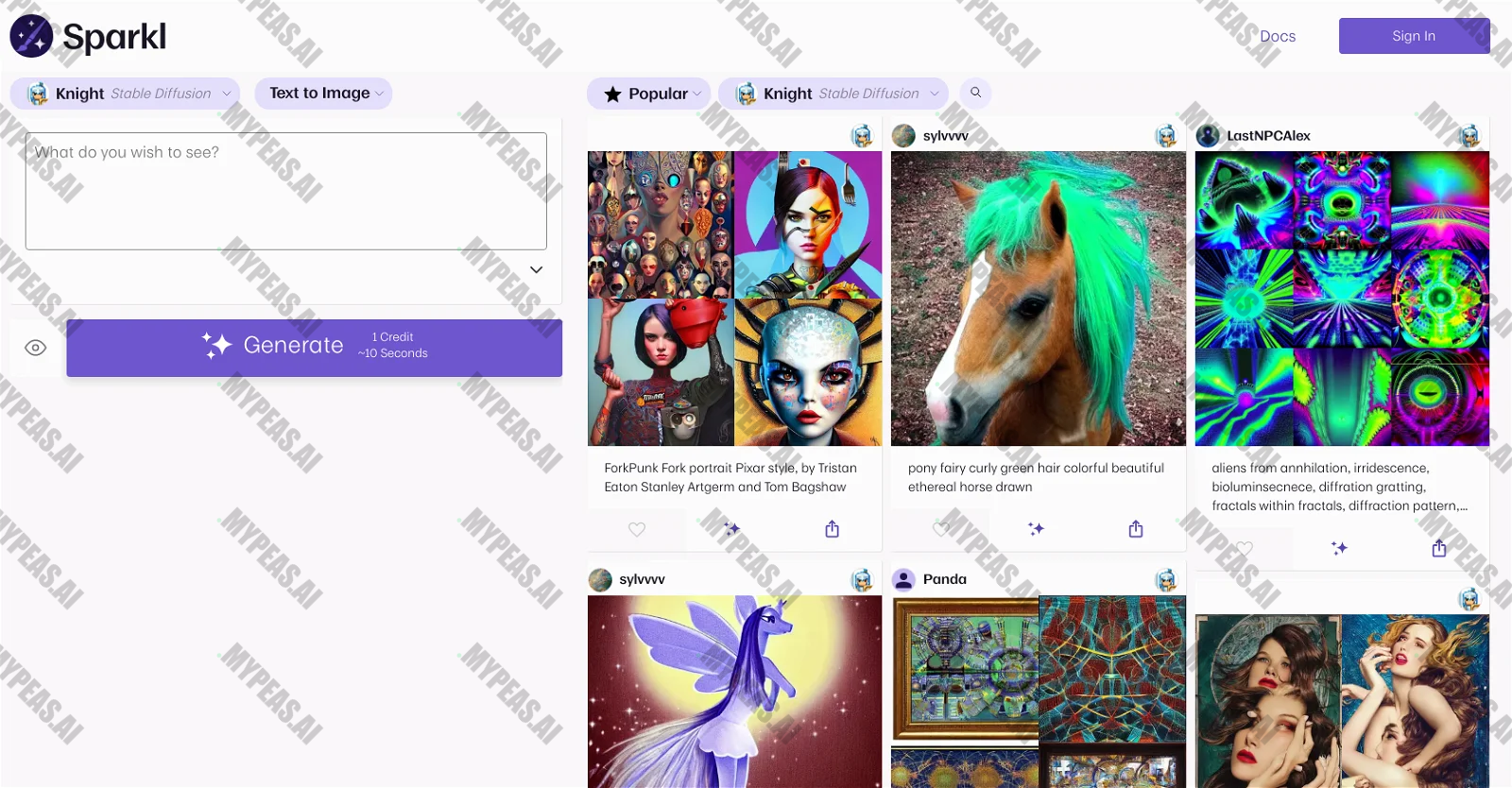 Sparkl screenshot