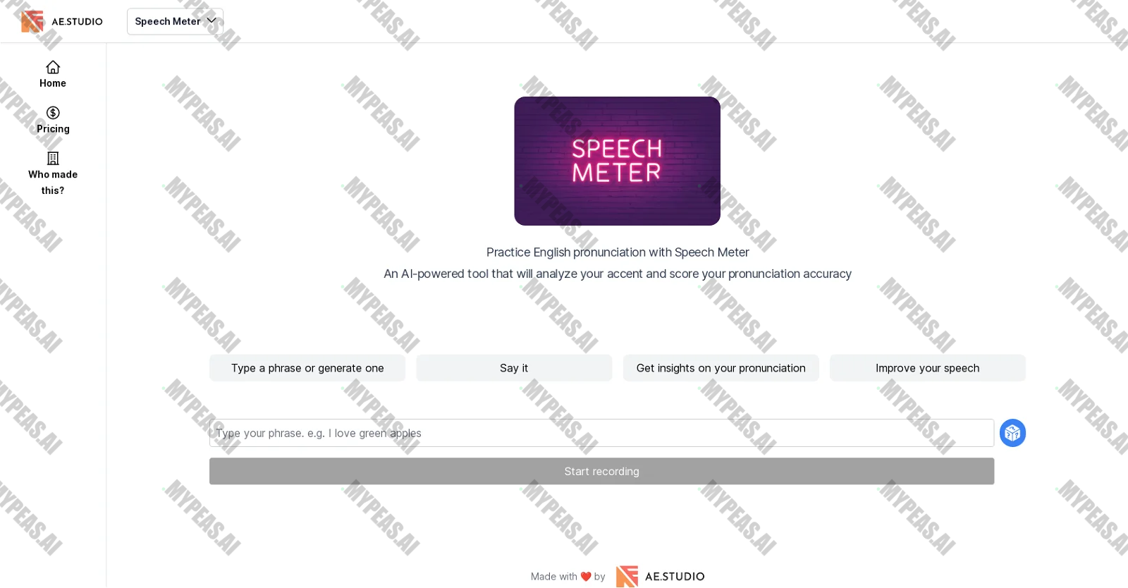 Speech Meter screenshot