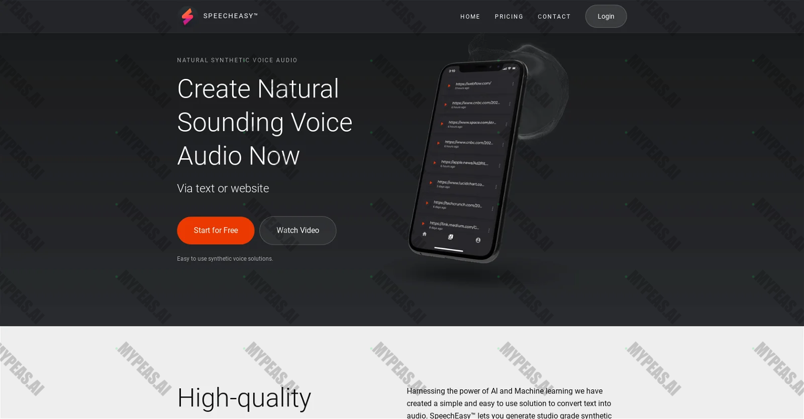 SpeechEasy screenshot