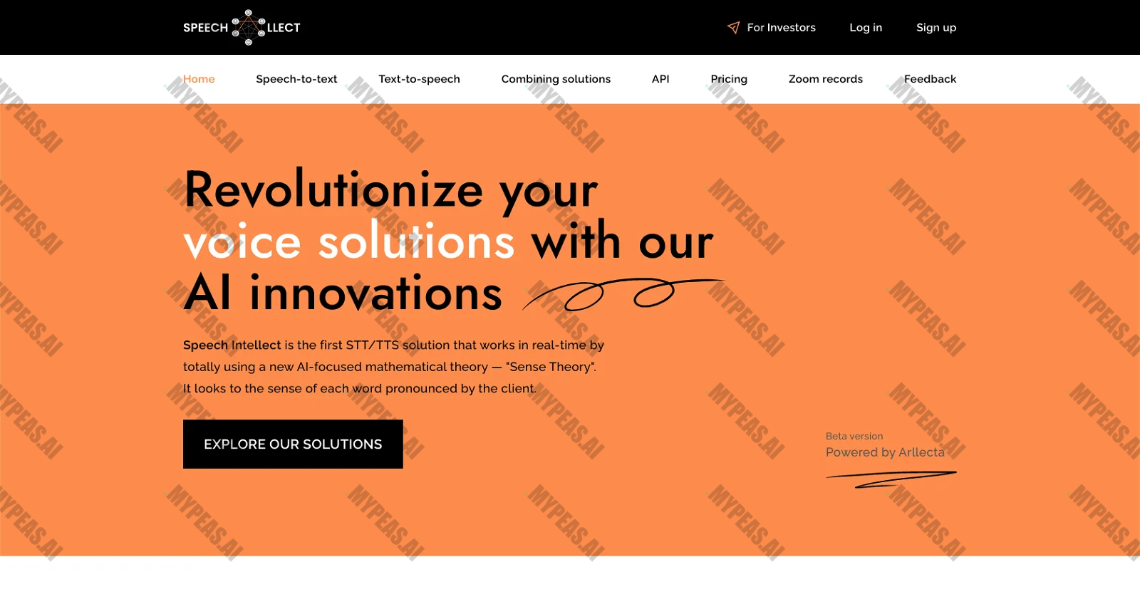 Speechllect screenshot