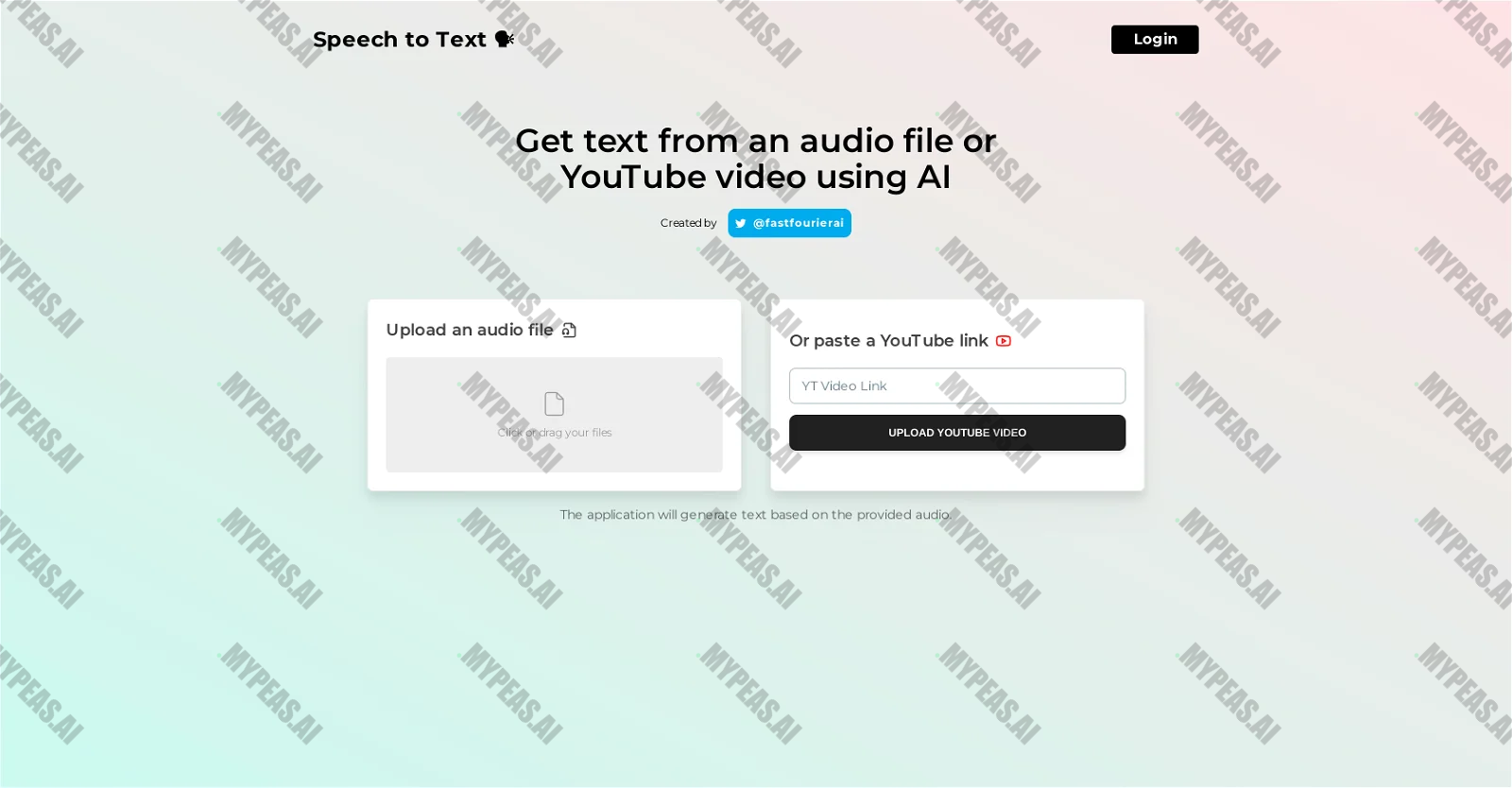 SpeechtoTextAI screenshot