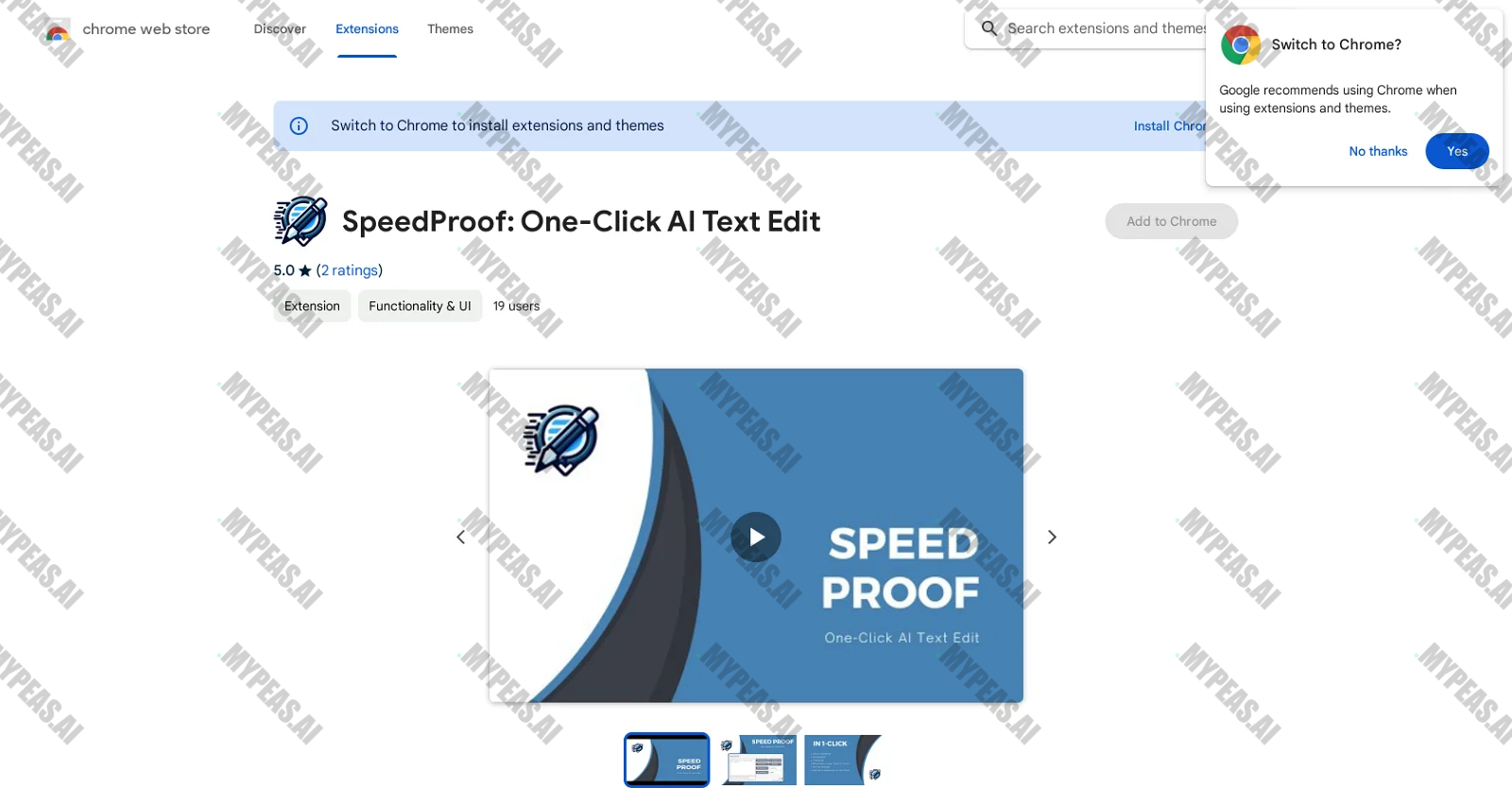 SpeedProof screenshot