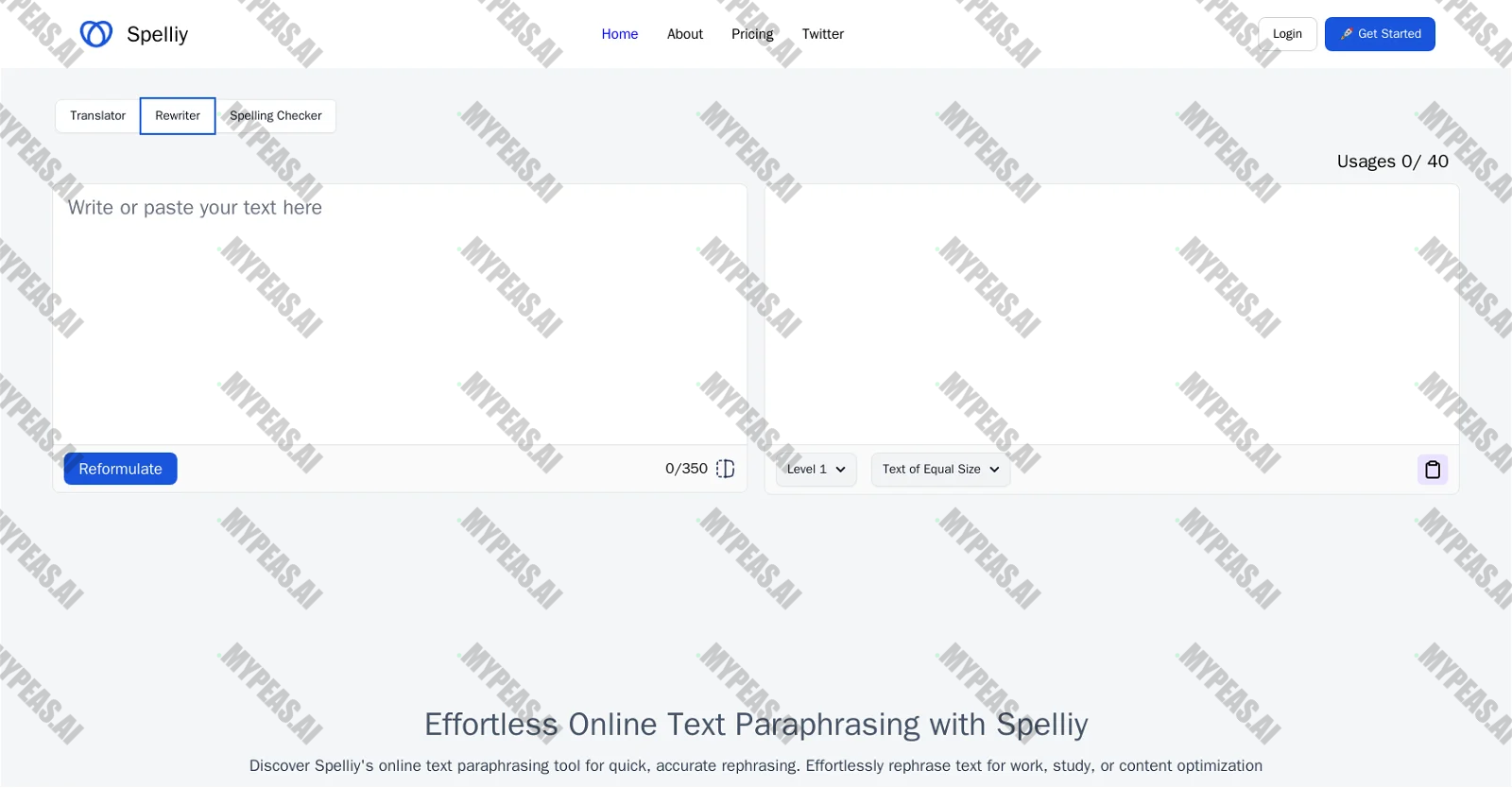 Spelliy Rewriting screenshot