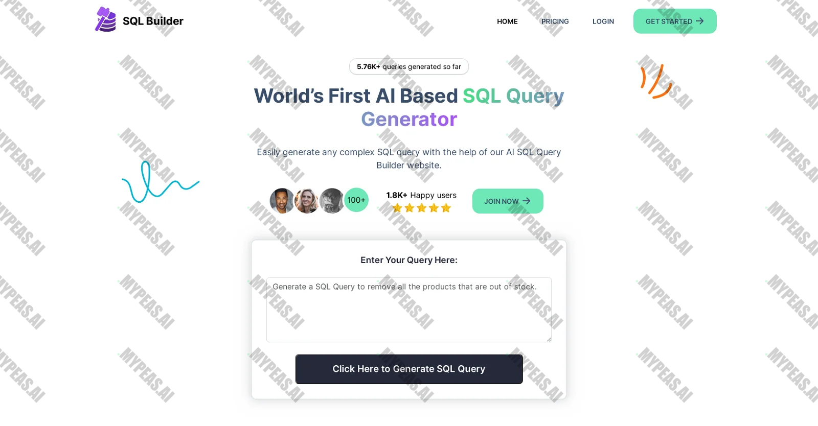 SQL Builder screenshot