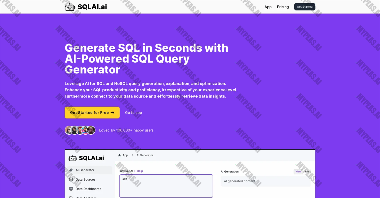 SQLAI screenshot