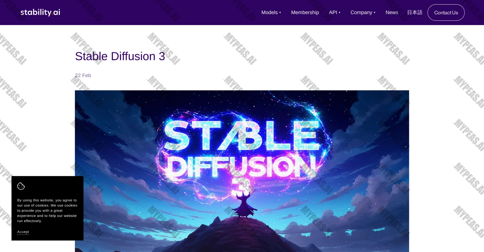 Stable Diffusion 3 screenshot