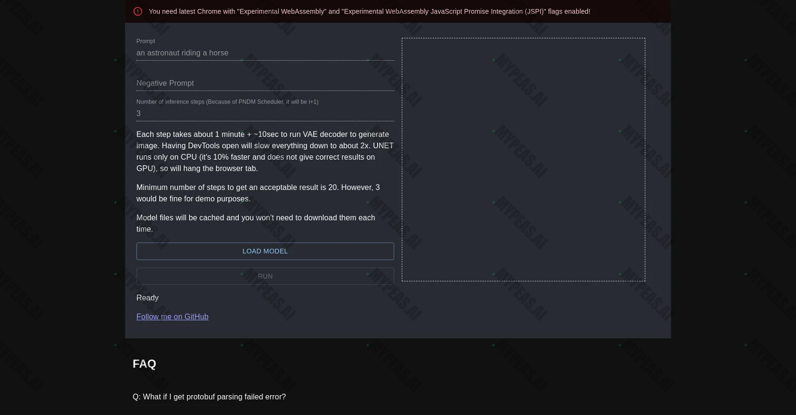 Stable Diffusion Webgpu screenshot