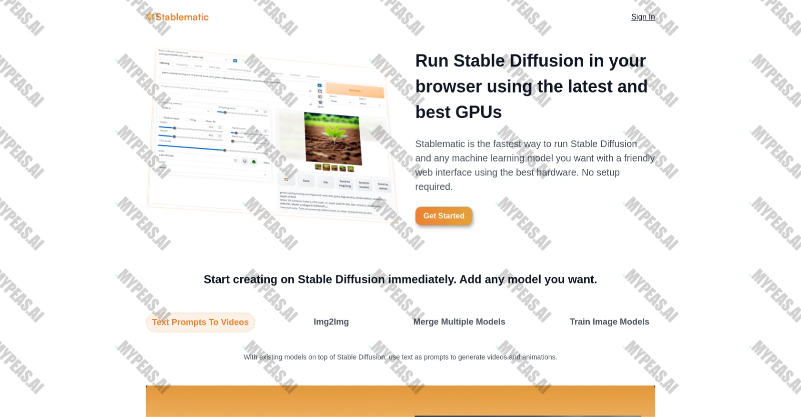 Stablematic screenshot