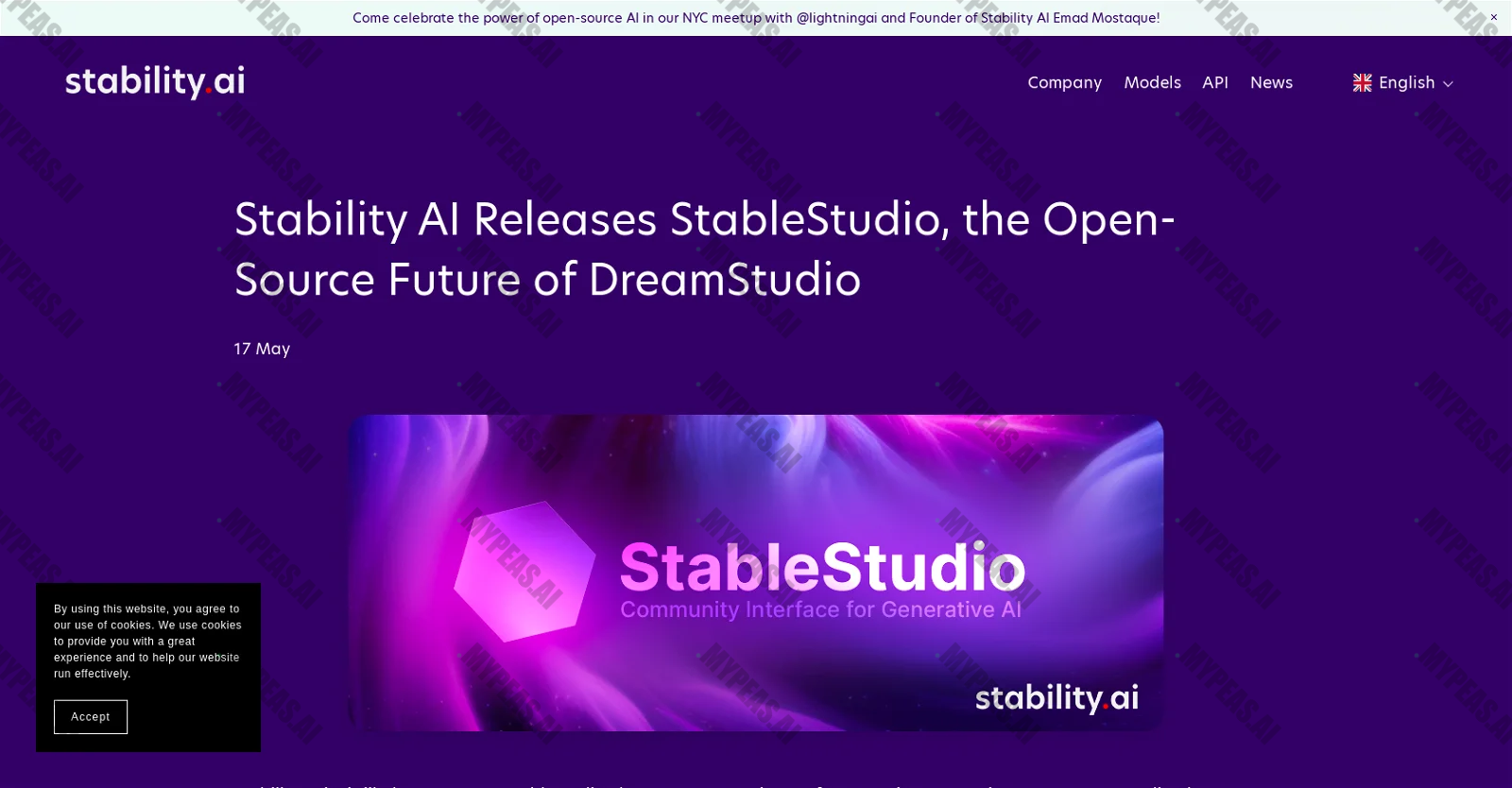 StableStudio screenshot
