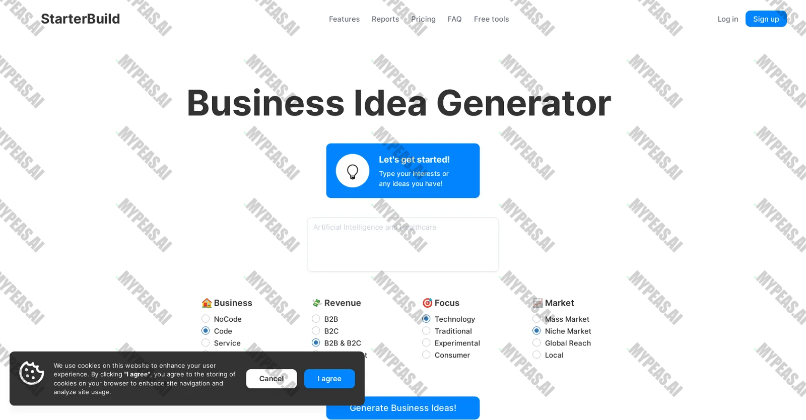 Starterbuild screenshot