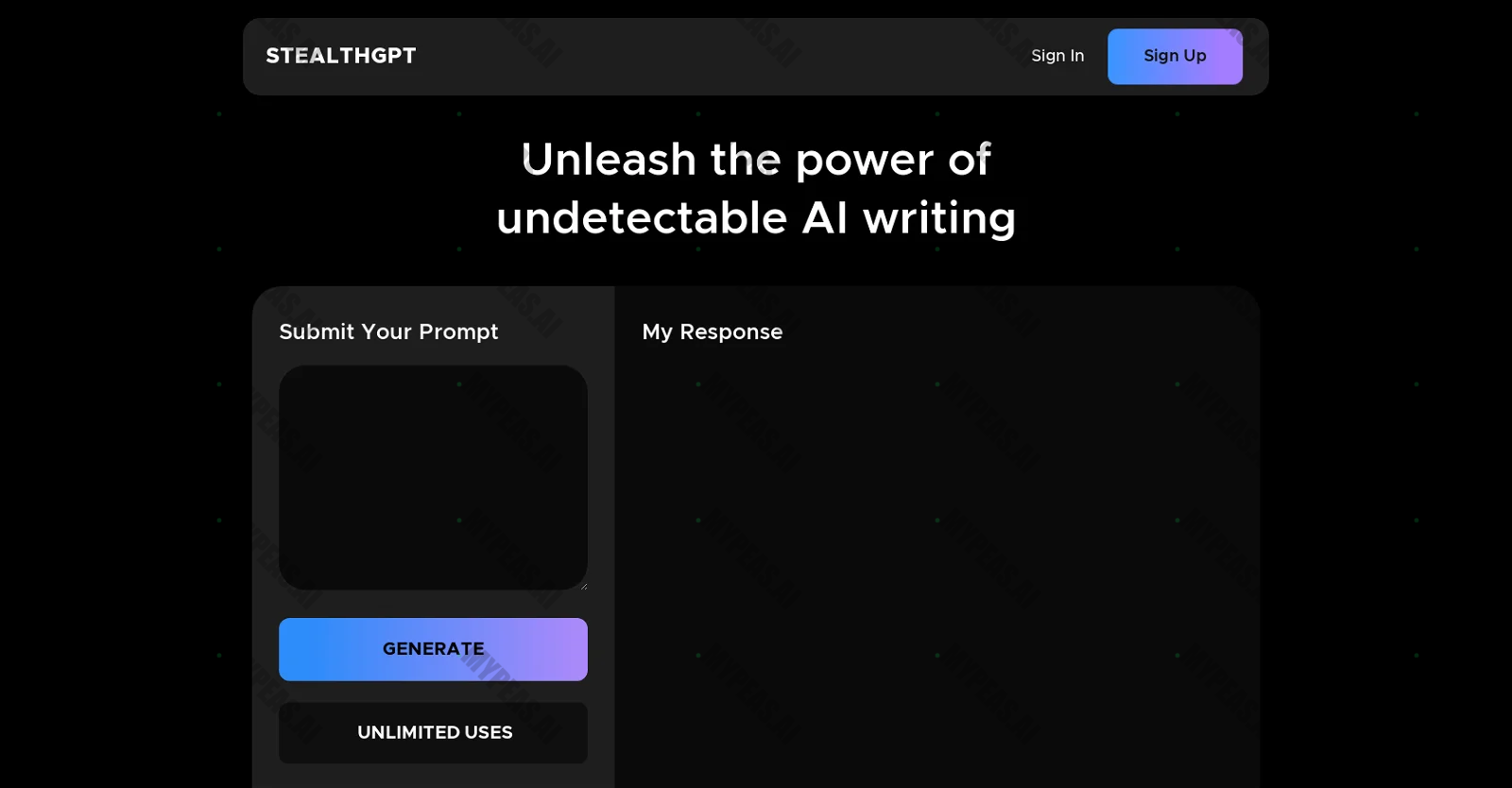 StealthGPT screenshot