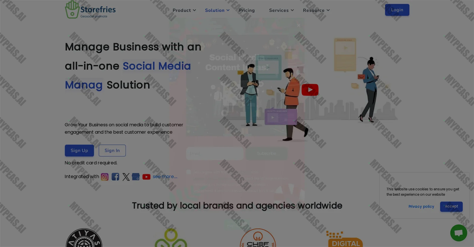 Storefries screenshot