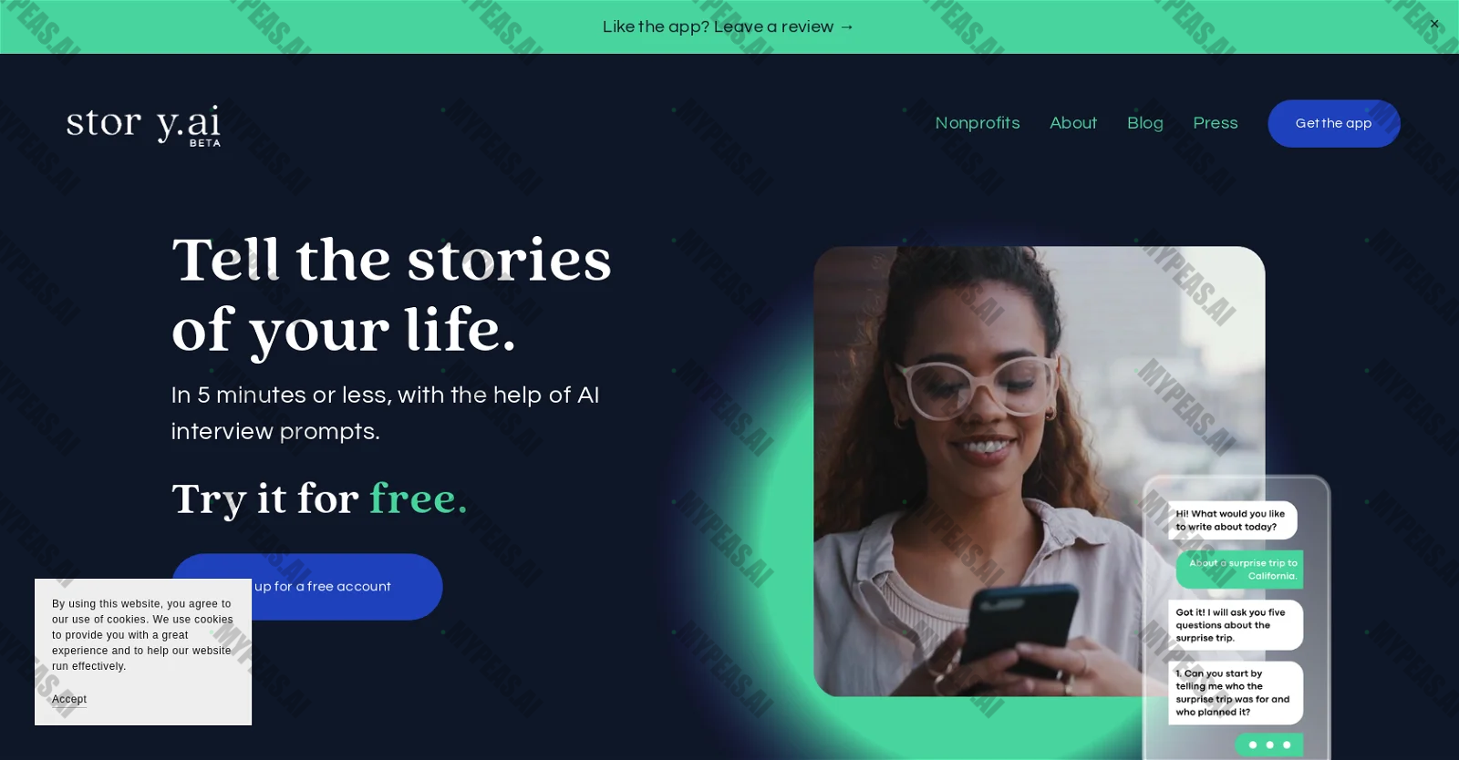 Storly screenshot