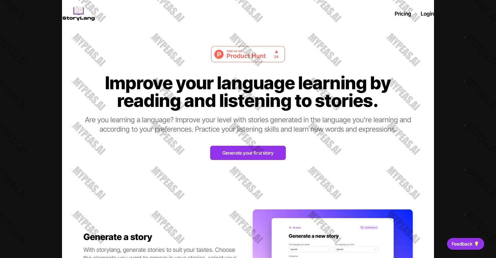 StoryLang screenshot