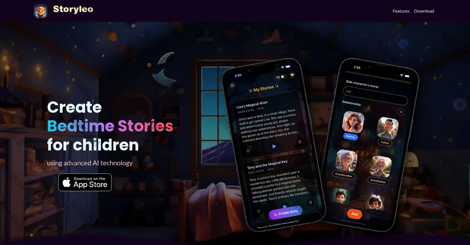 Storyleo screenshot
