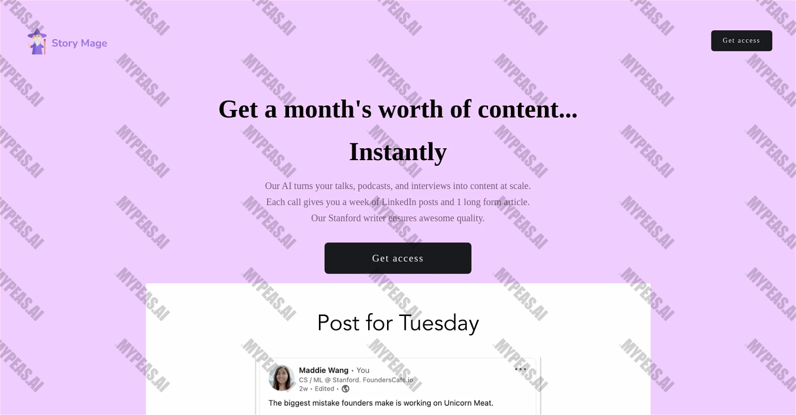 Storymage screenshot