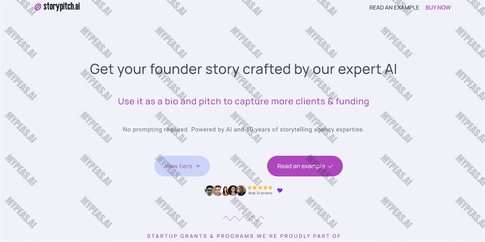 Storypitch screenshot