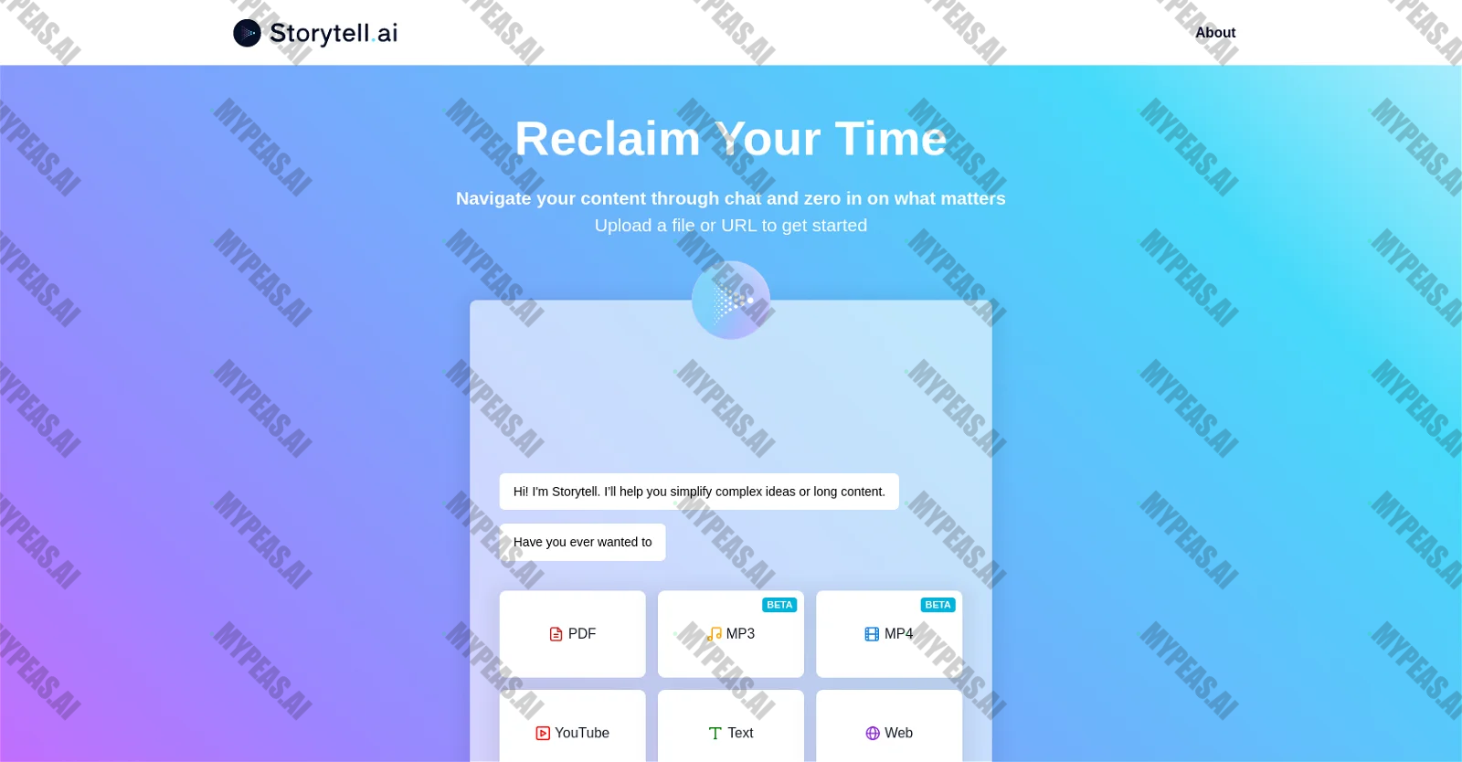 Storytell.ai screenshot