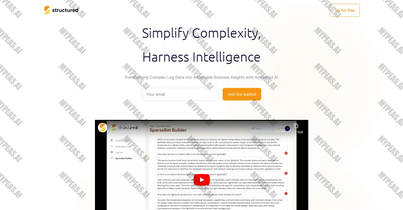 Structured Labs screenshot