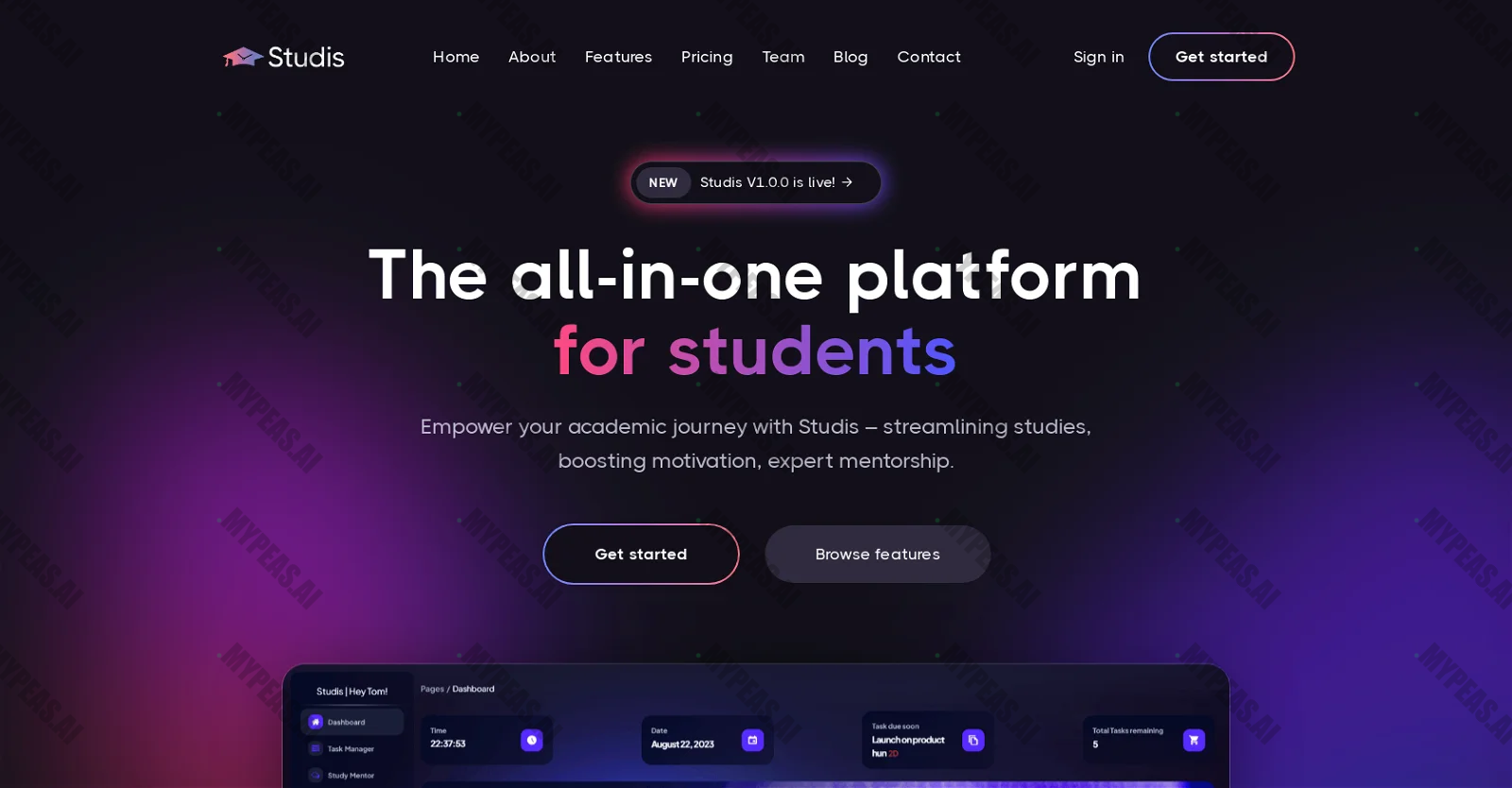 Studis screenshot