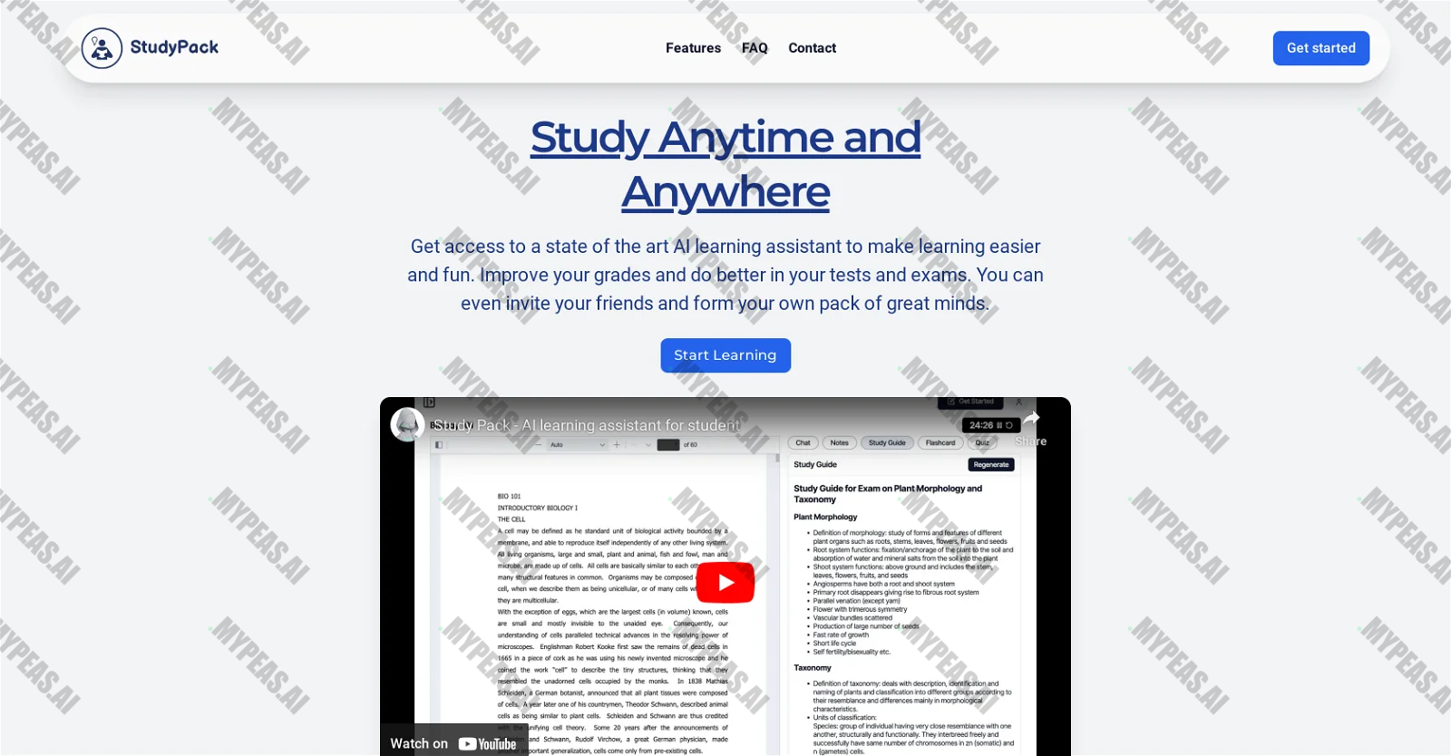 Study Pack screenshot