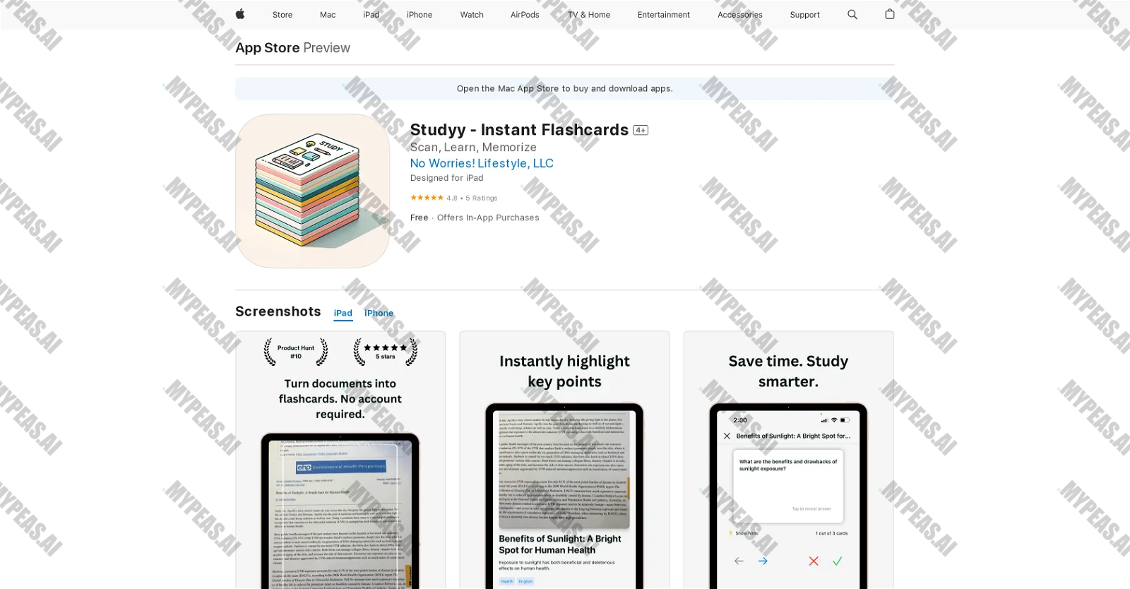 Studyy screenshot