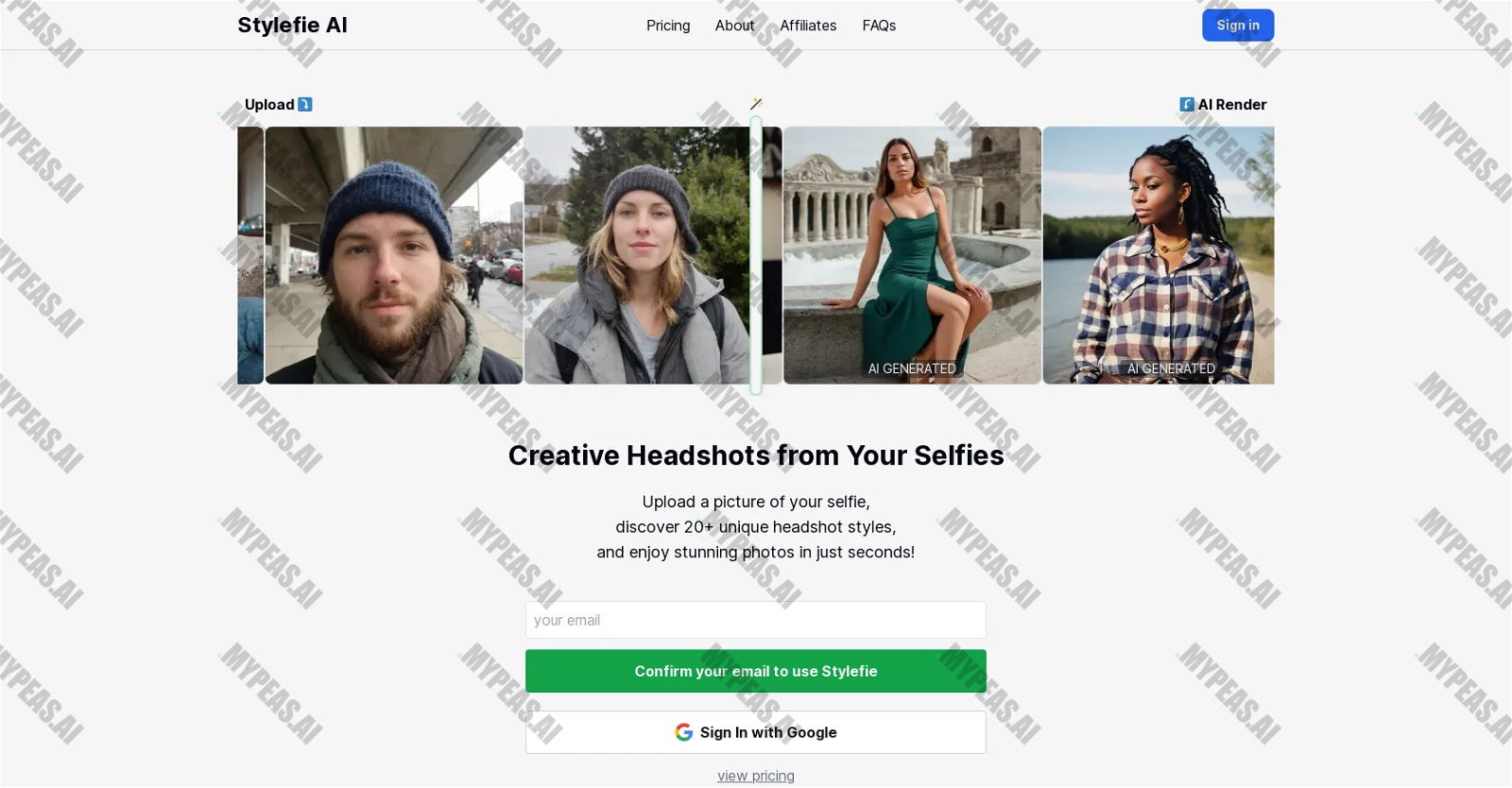 Stylefie screenshot