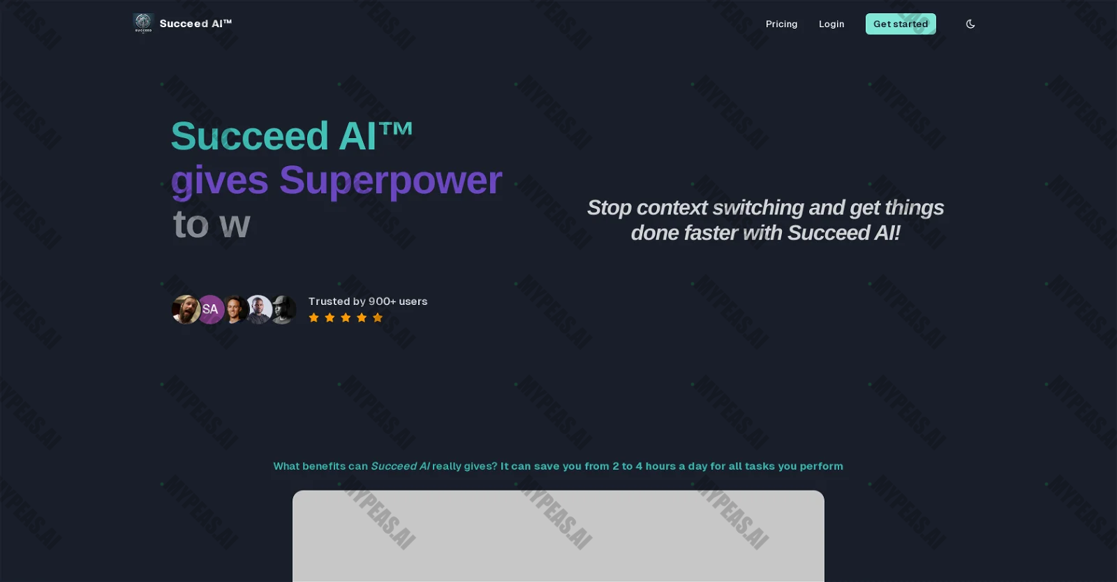 Succeed AI screenshot