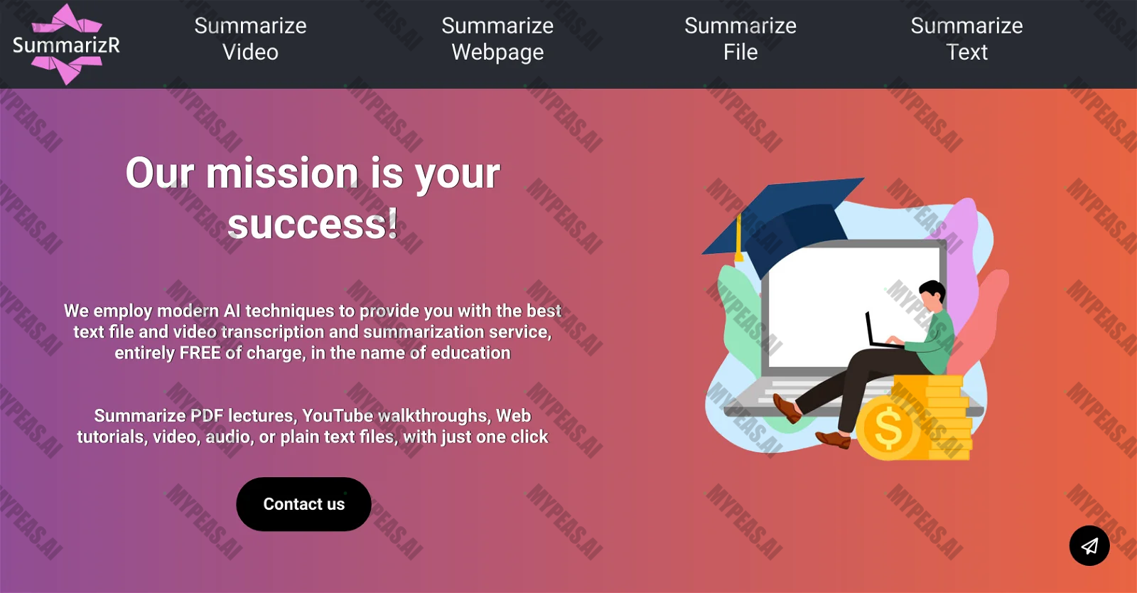 SummarizR screenshot