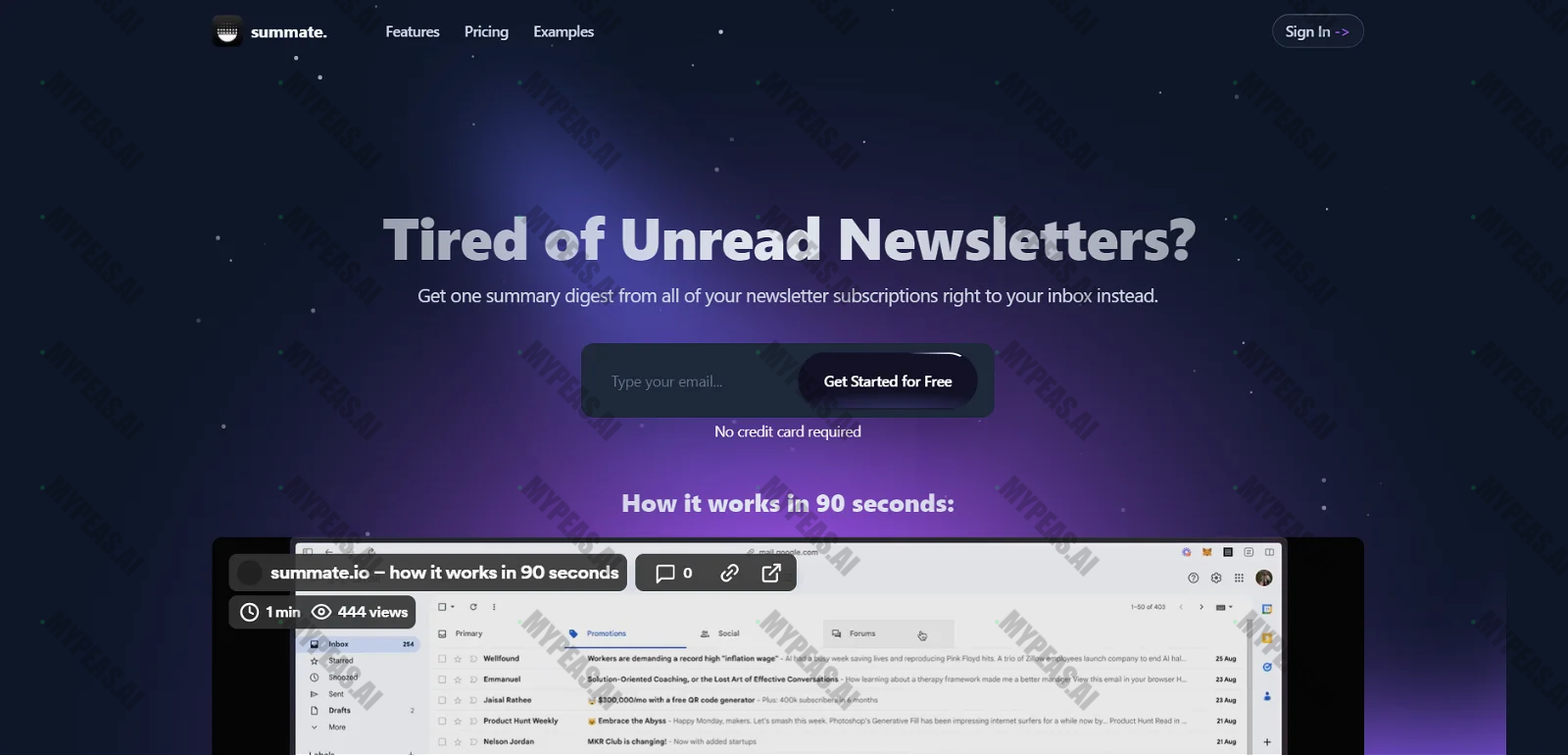 Summate.io screenshot