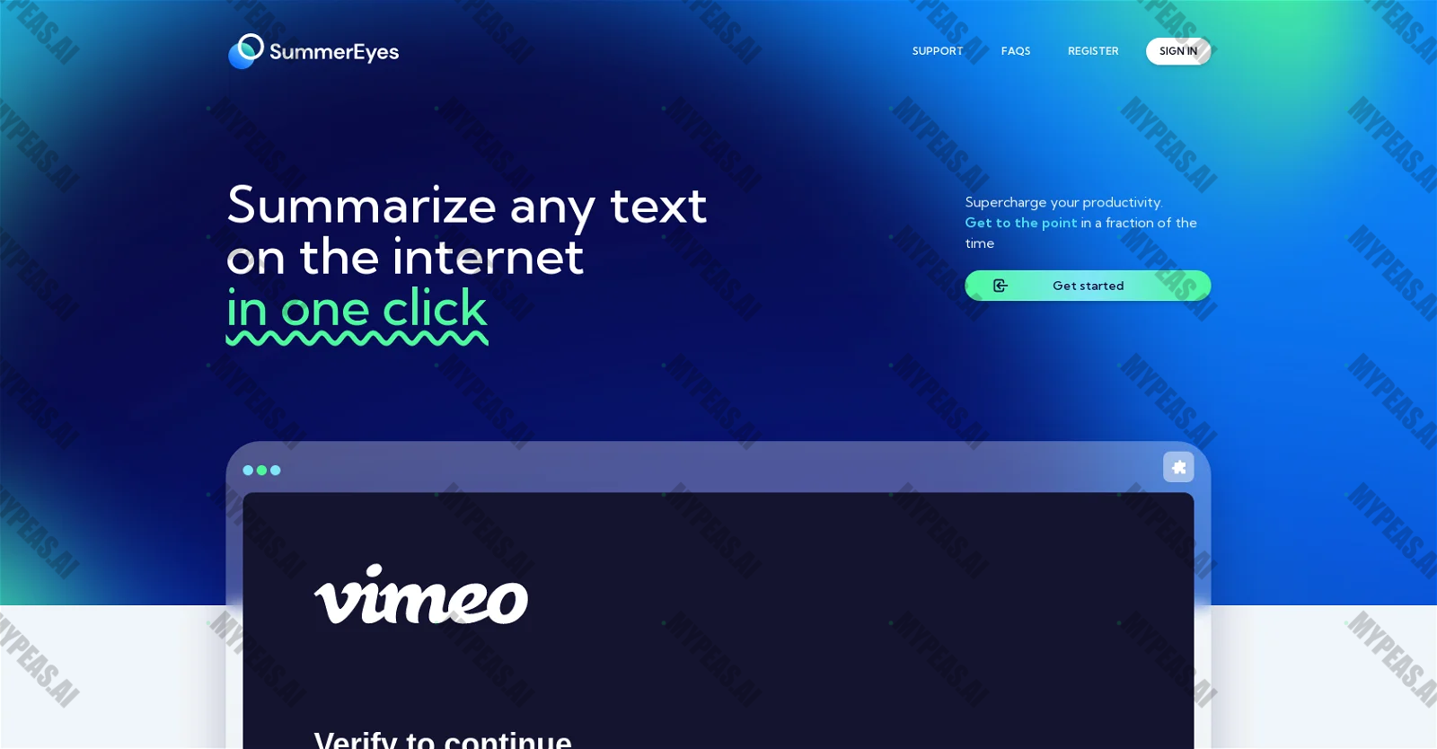 SummerEyes screenshot