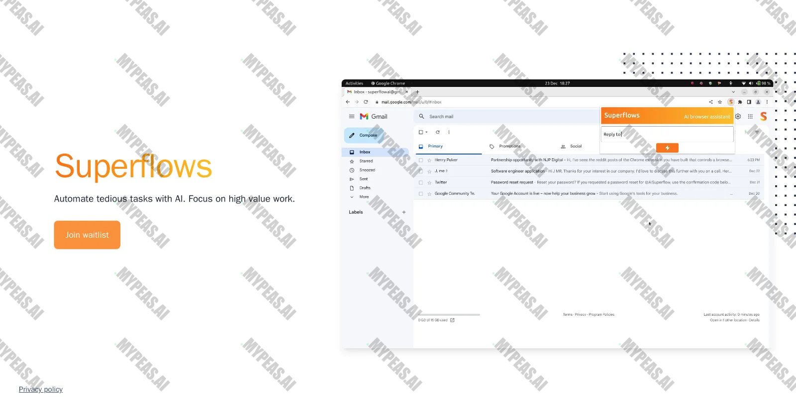 Superflows screenshot