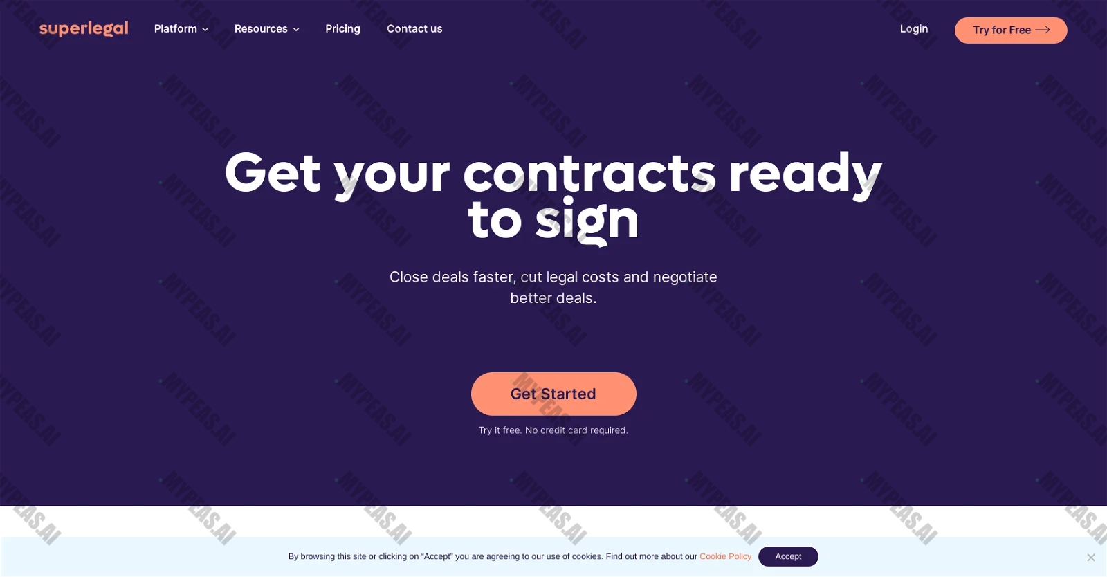 Superlegal screenshot