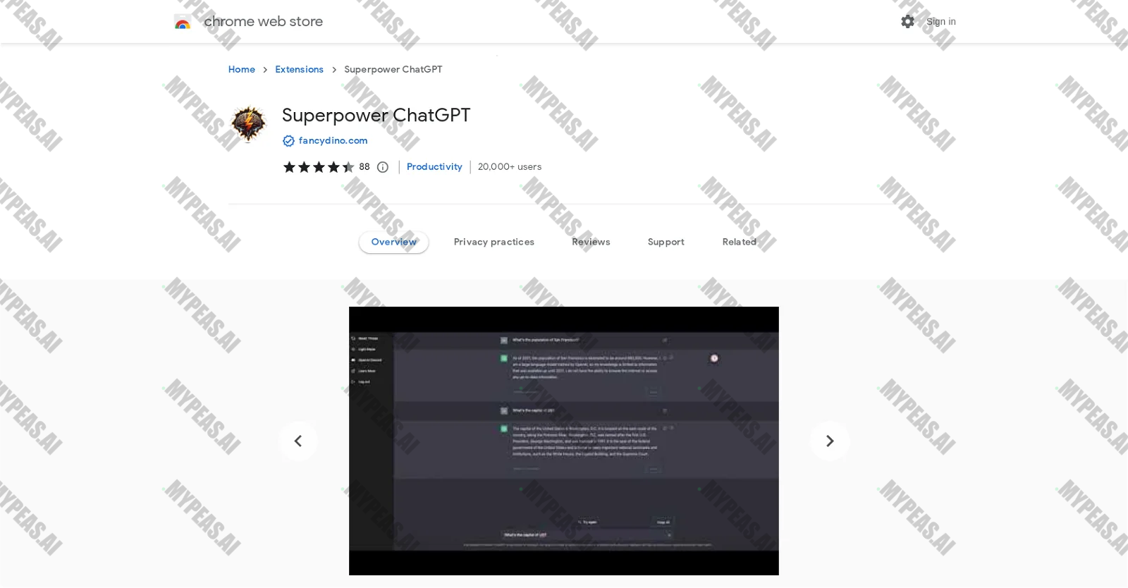 Superpower GPT screenshot