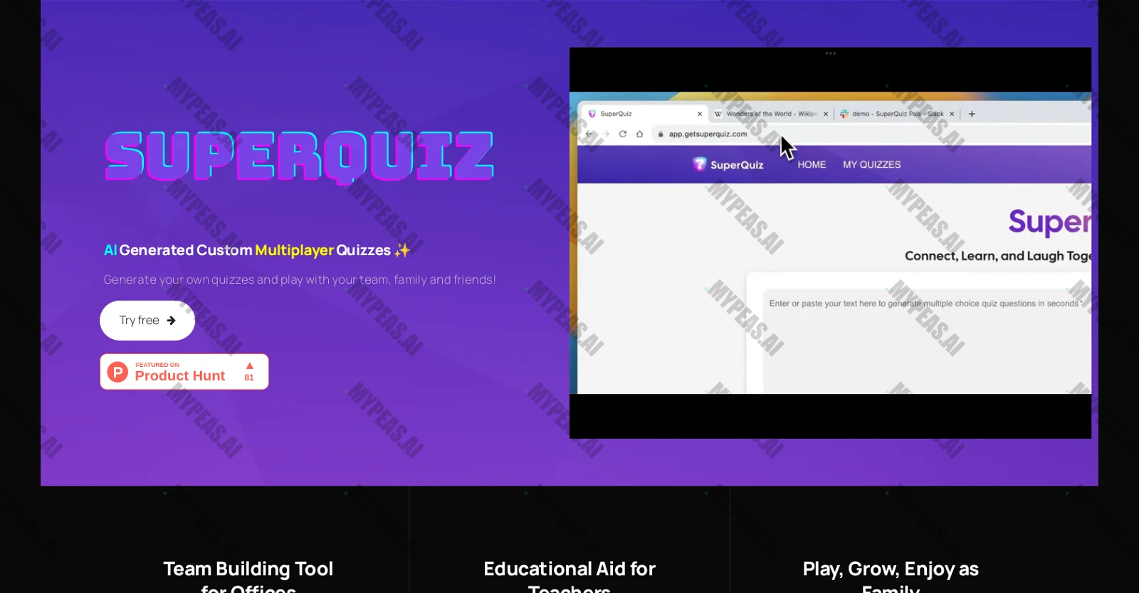 SuperQuiz screenshot