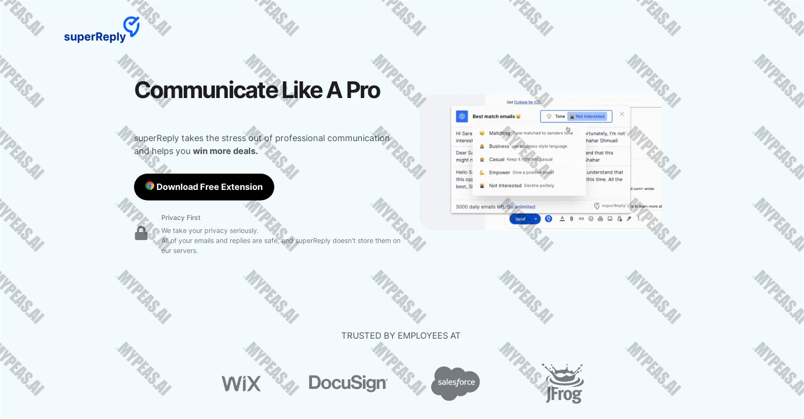 superReply screenshot