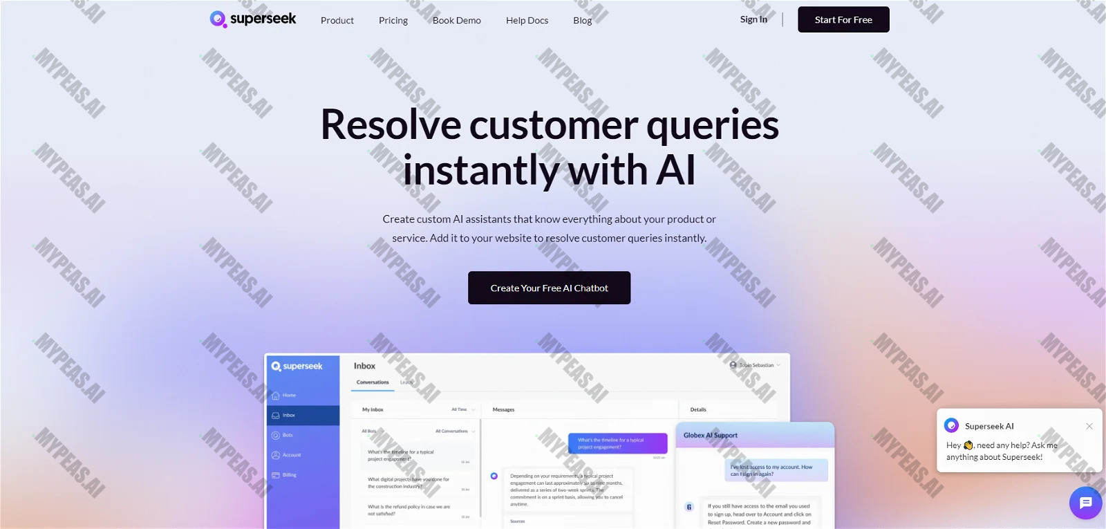 Superseek screenshot