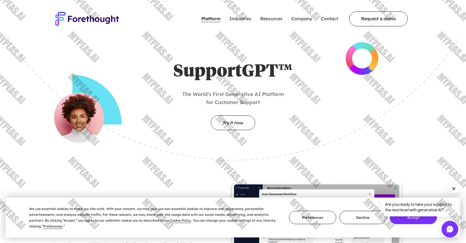 SupportGPT screenshot