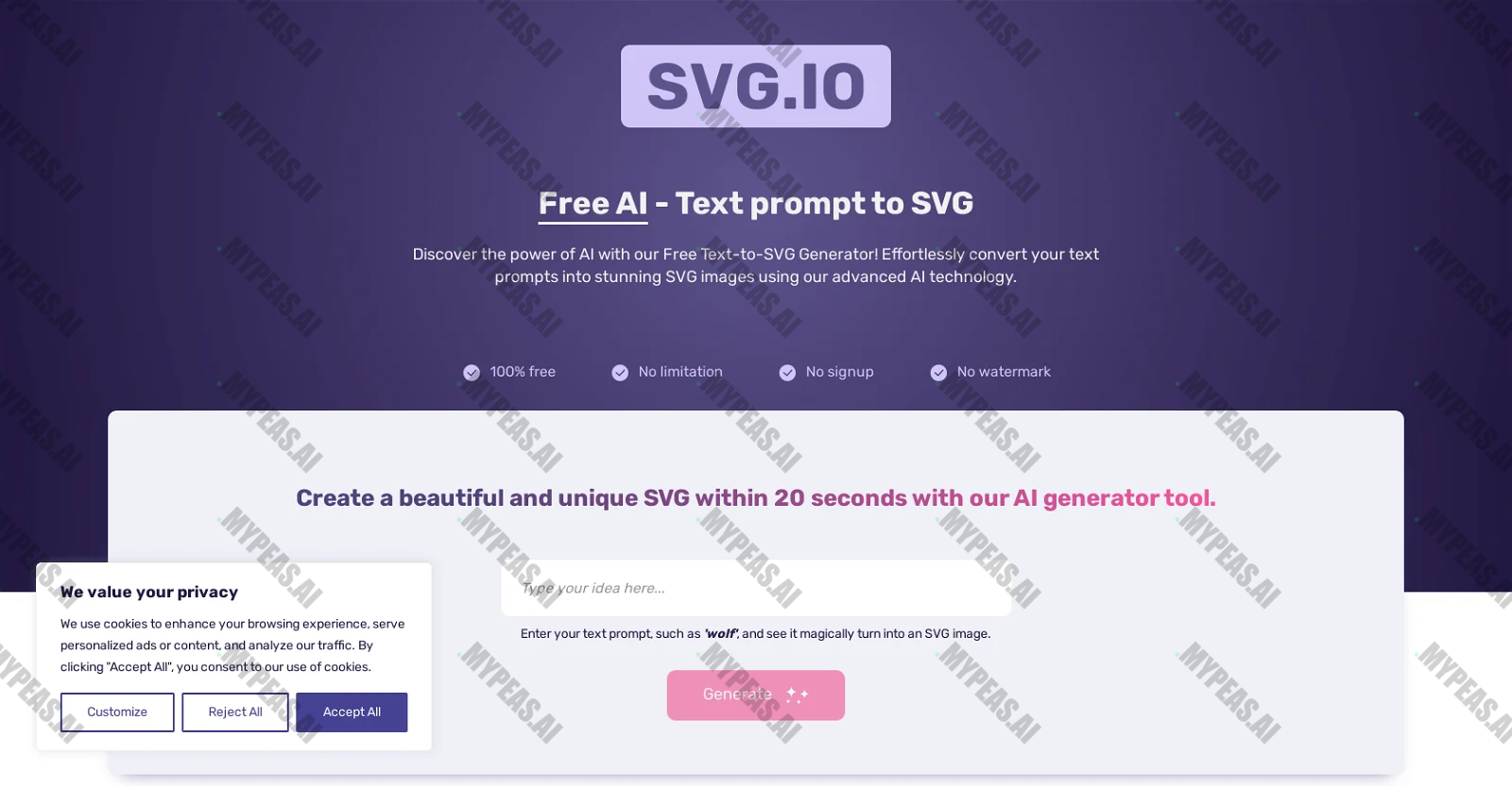 SVG.io screenshot