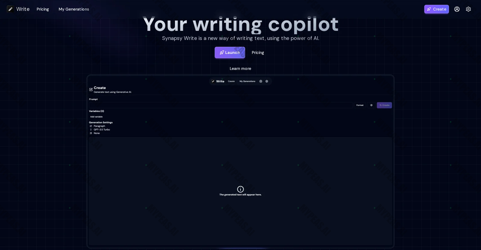 Synapsy Write screenshot