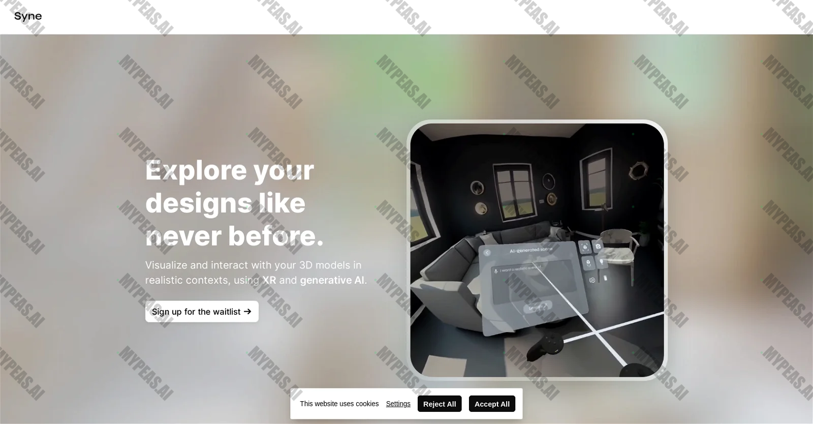 Synexr screenshot