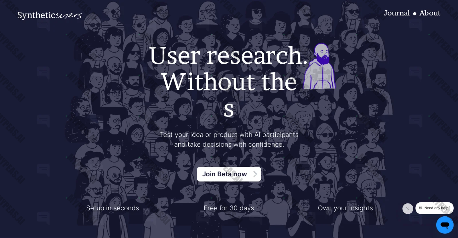 Syntheticusers screenshot