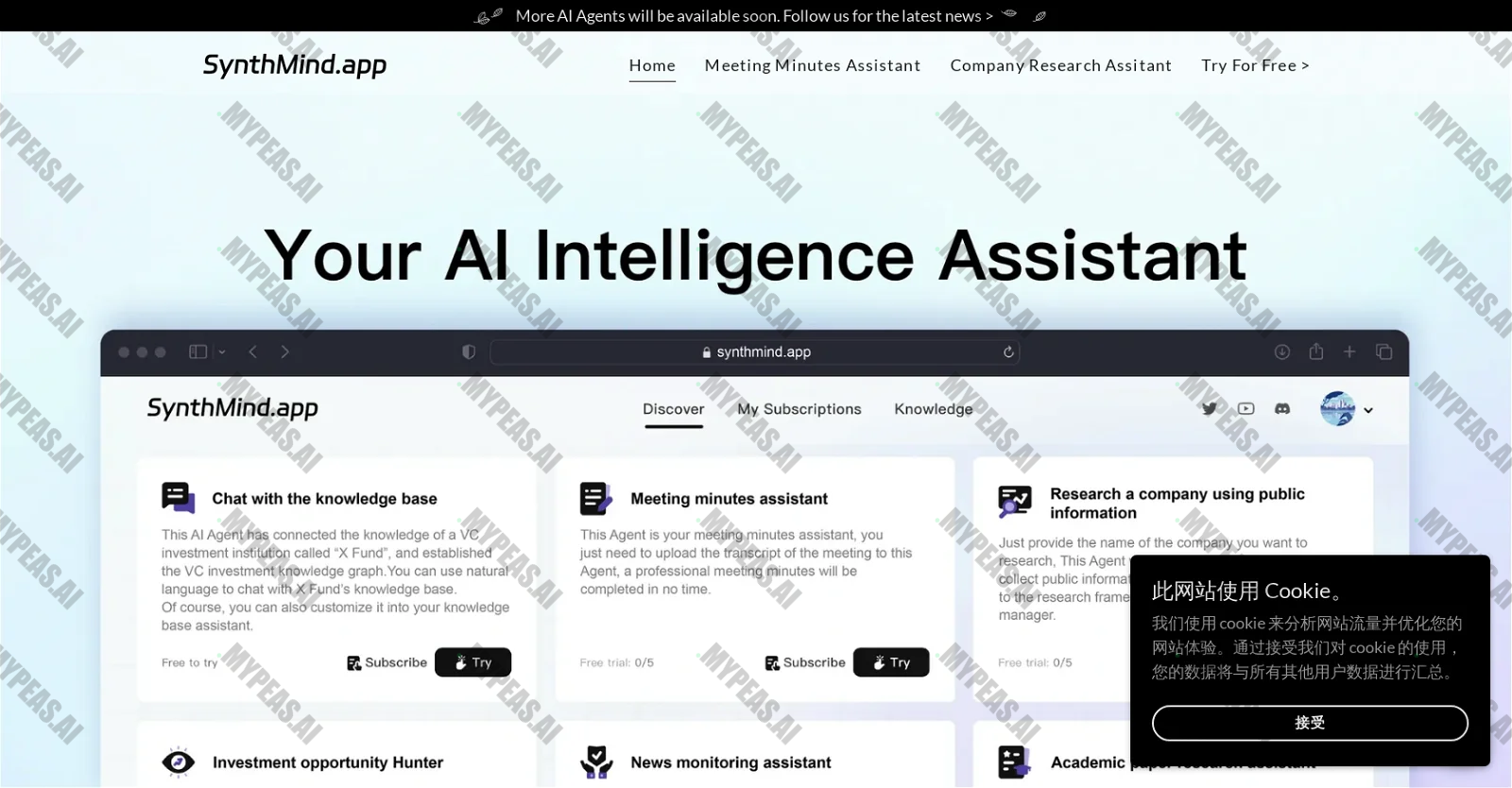 SynthMind screenshot