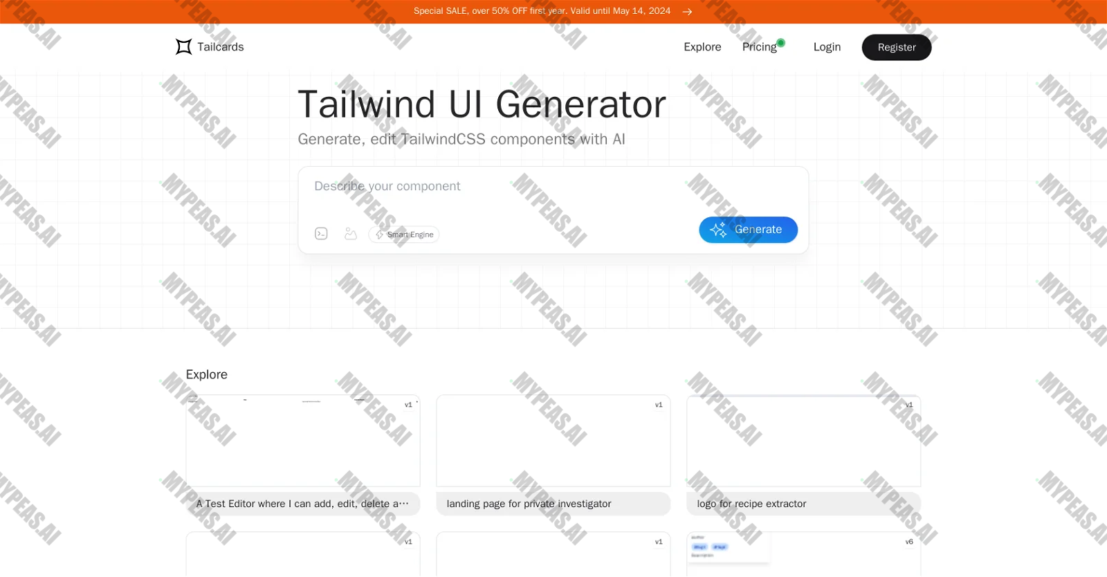 Tailcards screenshot
