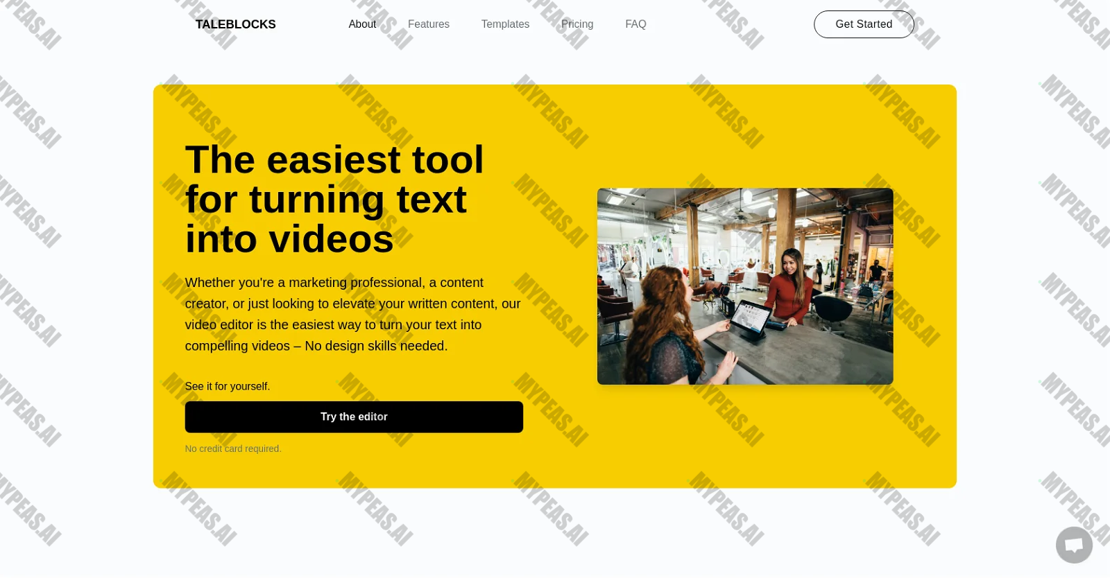 Taleblocks screenshot