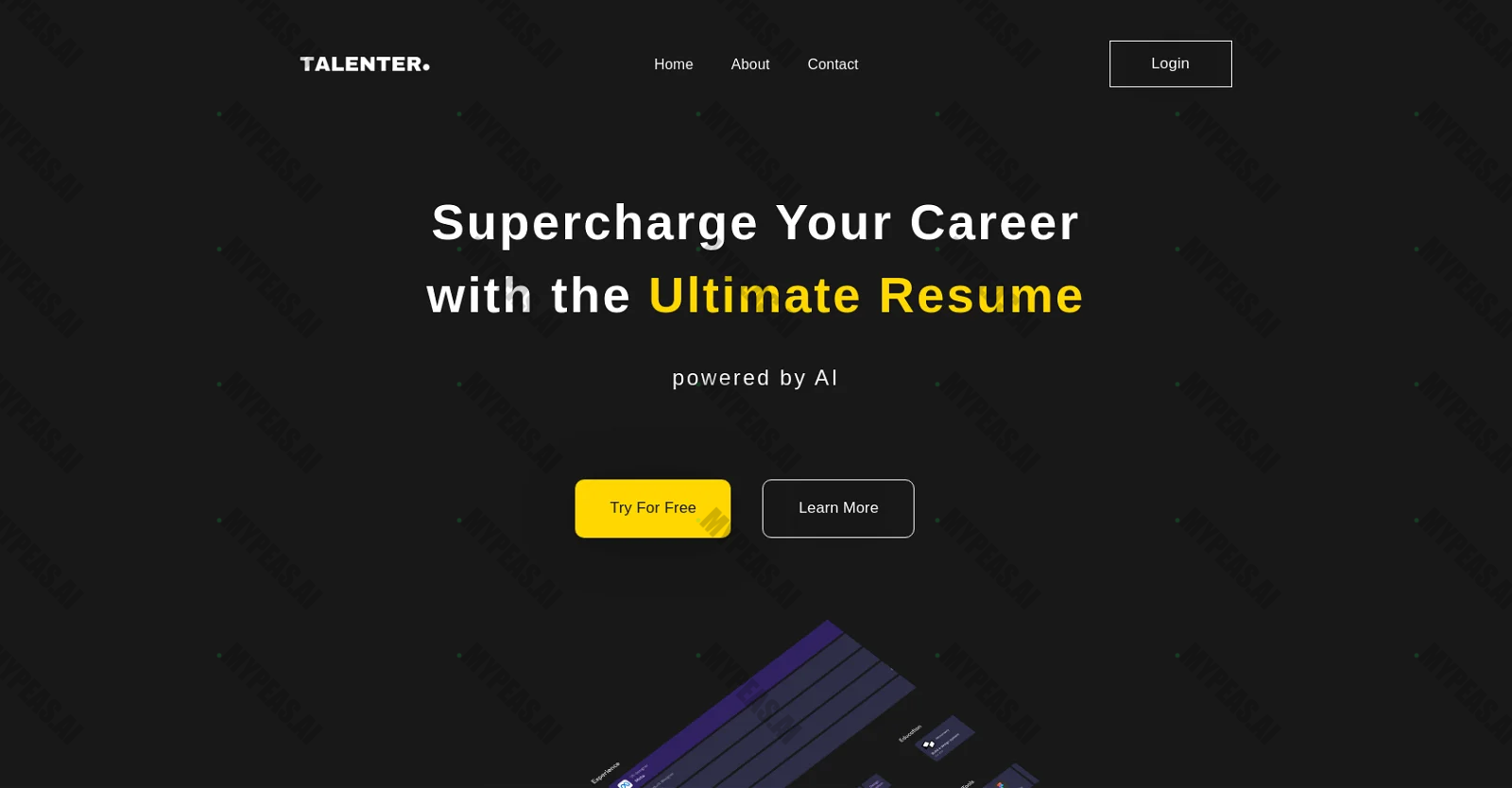 Talenter screenshot