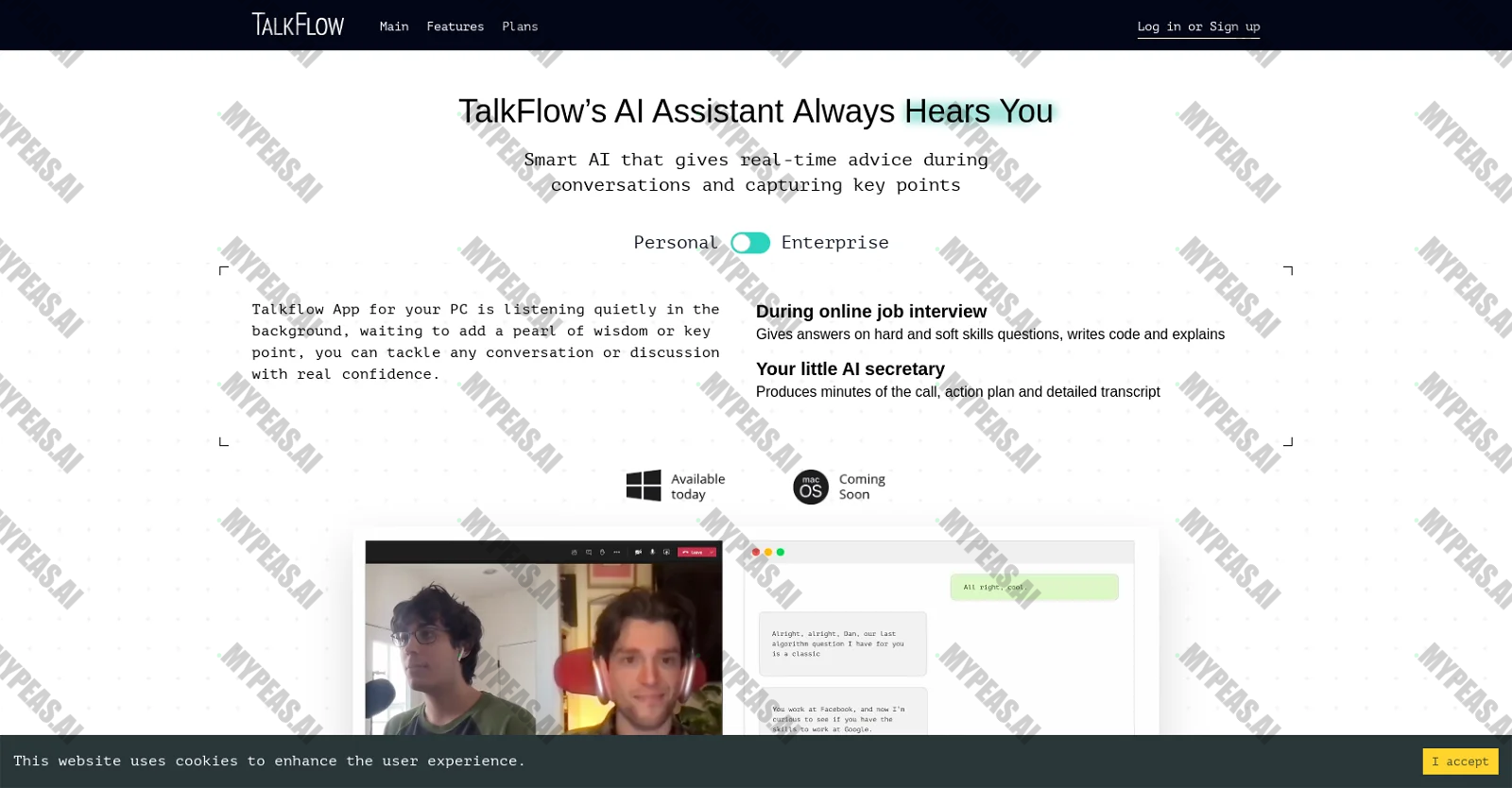 TalkFlow screenshot