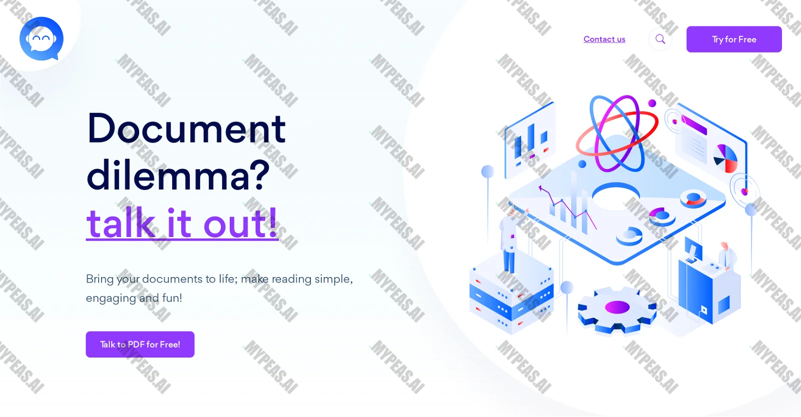 TalktoPDF.ai screenshot